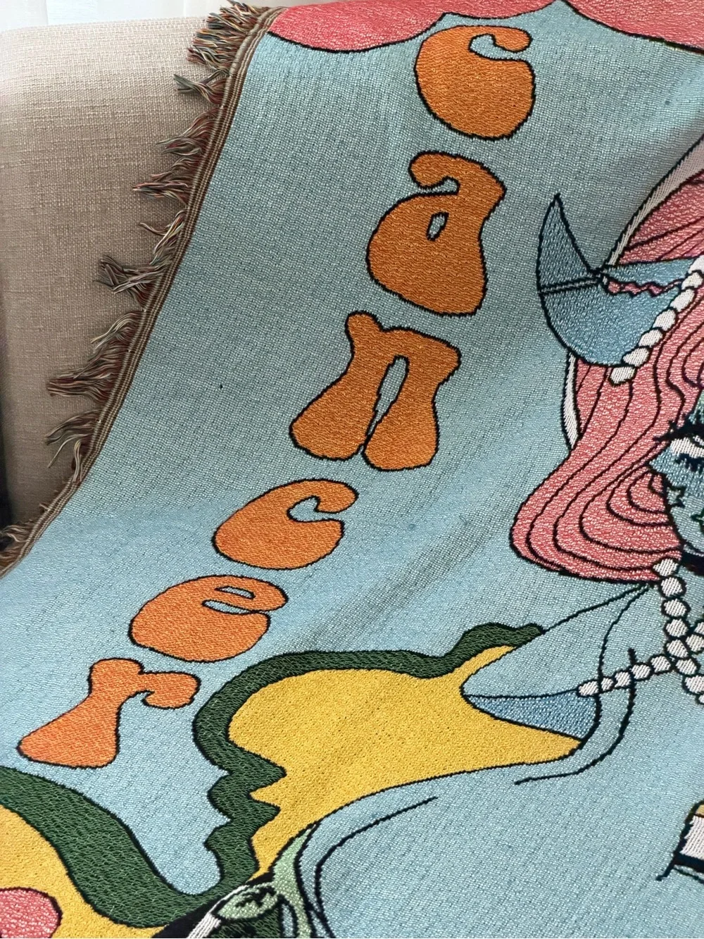 Valfré Celestial Zodiac Cancer Throw Blanket Tapestry Super Rare Limited Edition